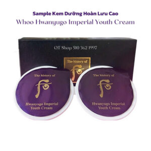 THE WHOO - Hoàn Lưu Cao Sample Kem Mặt HLC Tím - 20ea - Hộp - Image 4