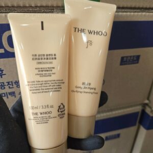 THE WHOO - Sữa rửa mặt SRM Whoo Vàng mẫu mới 100ml EXP 20280331 - Image 3