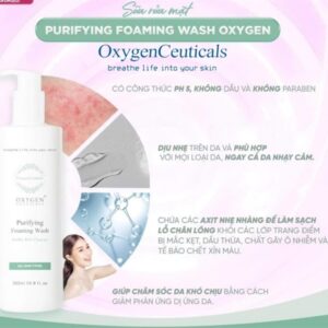 OXY - Sữa Rửa Mặt Dịu Nhẹ SRM Purifying Foaming Wash - 500 ml - Hộp - Image 4