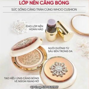 THE WHOO - Phấn Cushion Hoa Hiên - Tông #23 - tặng 1 lõi - EXP 202809 - Image 3