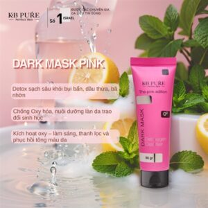 KB Pure - Mask Thải Độc - Hồng - Da thường, nhạy cảm (Sale - bị xì ở đầu tuýp) - Image 1