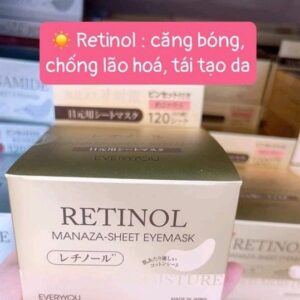 Mask Mặt Nạ mắt (eye) retinol - JP - MÀU VÀNG - 120 miếng - Image 2