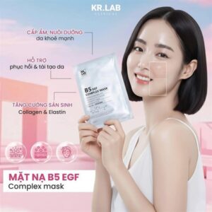 Mask B5 EGF Complex KR.LAB- combo 5 miếng - Exp 07/2028 - Image 4