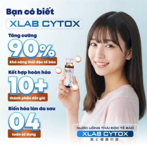 Xlab Cytox Nước Uống Thải Độc Tế Bào (10 chai) - Japan - EXP 20261010 - Hộp - Image 4