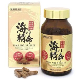 Viên Uống Fucoidan Vàng Umi no Seimei - 180 viên - Japan - Date 202803 - Image 2
