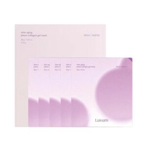 Mask Thạch Luvum Chống Lão Hóa - 5ea - TÍM - Hộp - Image 1