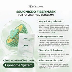 Mask Bebalance Ngải Cứu NMN - 10ea - Image 3