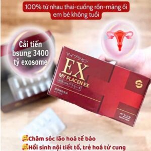 Viên Uống Nhau Thai Cuống Rốn My Placenta EX - NEW - 60 viên - Japan - Hộp - Image 2