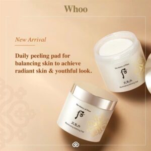 THE WHOO - Toner Pad Hoa Hiên - 60 miếng - Date 07/2028 - Image 3