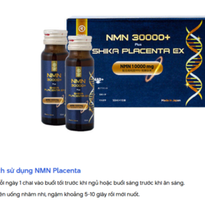 NMN 30000+ Shika Placenta EX - Hộp 10 chai - Hộp - Image 2