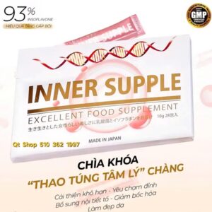 Nước uống tăng nội tiết tố Inner Supple - 28 gói - Japan - Date 12/2027 - Image 5