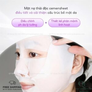Pharmesthetics CONAPIDIL CEMENSHEET: Mask Định Vị xanh Mặt Nạ Thải Độc & Phục Hồi - Image 2