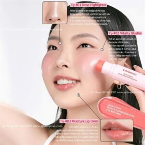 Thỏi má hồng 2 đầu Coringco Glow Touch Rouge - Màu #02 Sunkissed - Image 3