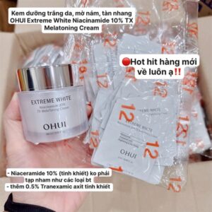 OHUI - Sample Kem Ohui Extreme White Niacinamide 10% TX Melatoning Cream - 60 gói - Image 2