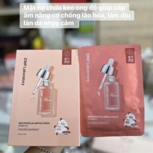 Mask CNP - Keo Ong Đỏ - Màu Hồng - Phục hồi, Chống lão hóa - 10ea - Image 2