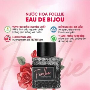 MỚI - Nước Hoa Vùng Kín Foellie - Đen - 10ml - EXP 20280316 - Image 3