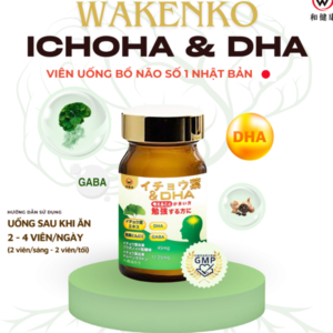 Viên uống bổ não WAKENKO Ichoga + DHA- JP - Date 06/2026 - Hộp - Image 2