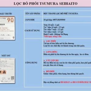 BỘT UỐNG LỌC PHỔI TSUMURA KAMPO 90 - Japan - EXP 202711 - Image 3