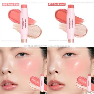 Thỏi má hồng 2 đầu Coringco Glow Touch Rouge - Màu #02 Sunkissed - Image 5