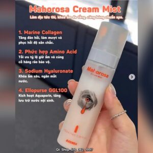 Pharmesthetics - Xịt Khoáng Nước Mắt Mahorosa Cream Mist - làm sáng da - EXP 20280424 - Image 3