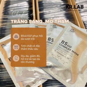 Mask B5 EGF Complex KR.LAB- combo 5 miếng - Exp 07/2028 - Image 2