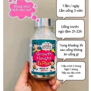 Viên Uống Tăng chiều Cao GROWTH HEIGHT EXPLUS 3-10 tuổi - Japan - Hộp - Image 2