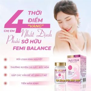 Viên uống điều hòa nội tiết tố Femi 60 viên - Japan - EX 202607 - Image 4