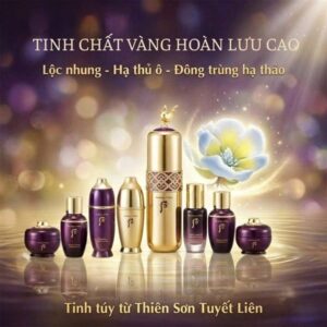 THE WHOO - Hoàn Lưu Cao Set Tinh Chất Vàng HLC - 1100$ - Hộp - Image 1