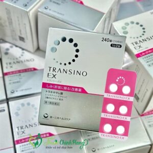 Viên Uống Transino EX - 240 viên mẫu mới - Japan - Date 08/2027 - Hộp - Image 1
