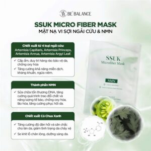 Mask Bebalance Ngải Cứu NMN - 10ea - Image 2