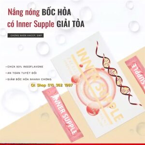 Nước uống tăng nội tiết tố Inner Supple - 28 gói - Japan - Date 12/2027 - Image 4