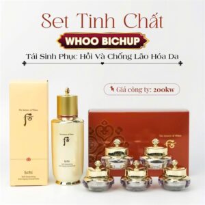THE WHOO - Set Serum Bichop 90 ml - Tặng kèm 5 Mini Kem mắt Hoa Hiên - Date 08/2028 - Hộp - Image 1