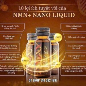 NMN Nano Liquid - Hộp 12 chai - Japan - EXP 202612 - Hộp - Image 3