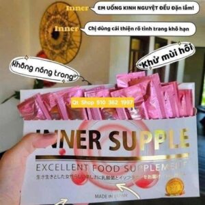 Nước uống tăng nội tiết tố Inner Supple - 28 gói - Japan - Date 12/2027 - Image 2