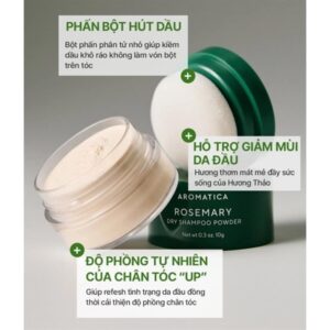 Phấn Gội Khô Aromatica Rosemary - Hộp - Image 1