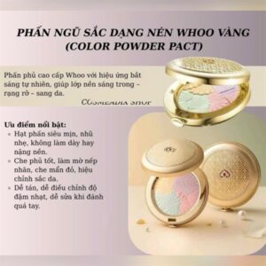 Phấn phủ ngũ sắc Whoo color Powder pact - Date 06/2028 - Image 4