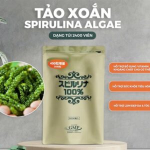 Tảo Xoắn Spirulina JP - 2400 V - Refill - Hộp - Image 1