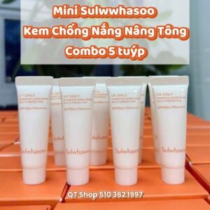 Mini Sulwhasoo KCN Tone up - Combo 5 tuýp - EXP 20270423 - Image 1
