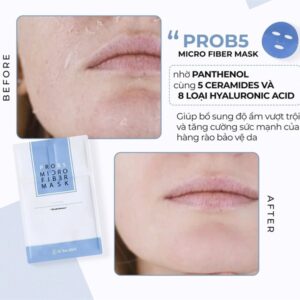 BeBalance - MICROFIBER Mask Xanh Dương PRO B5 Phục Hồi - 10 ea - Hộp - Image 3