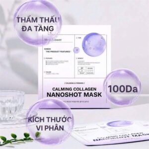 Mask Thạch Medianswer Calming Collagen Nanoshot - TÍM - 5ea - Hộp - Image 1