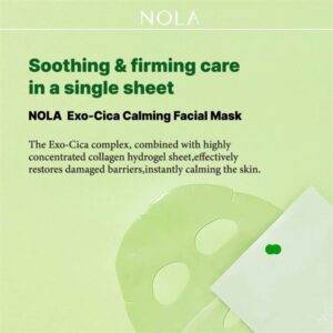 Mask Thạch Nola Collagen - Xanh - Cica Rau Má - 4ea - MÓP HỘP - Image 4