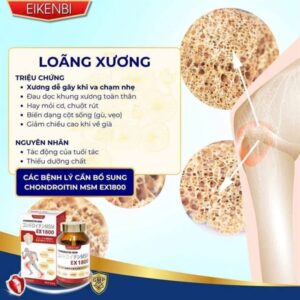 SALE - Viên bổ xương khớp Chondroitin MSM EX1800 Eikenbi💖 - Japan - EXP 202606 - Hộp - Image 5