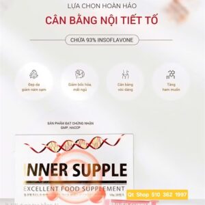 Nước uống tăng nội tiết tố Inner Supple - 28 gói - Japan - Date 12/2027 - Image 3